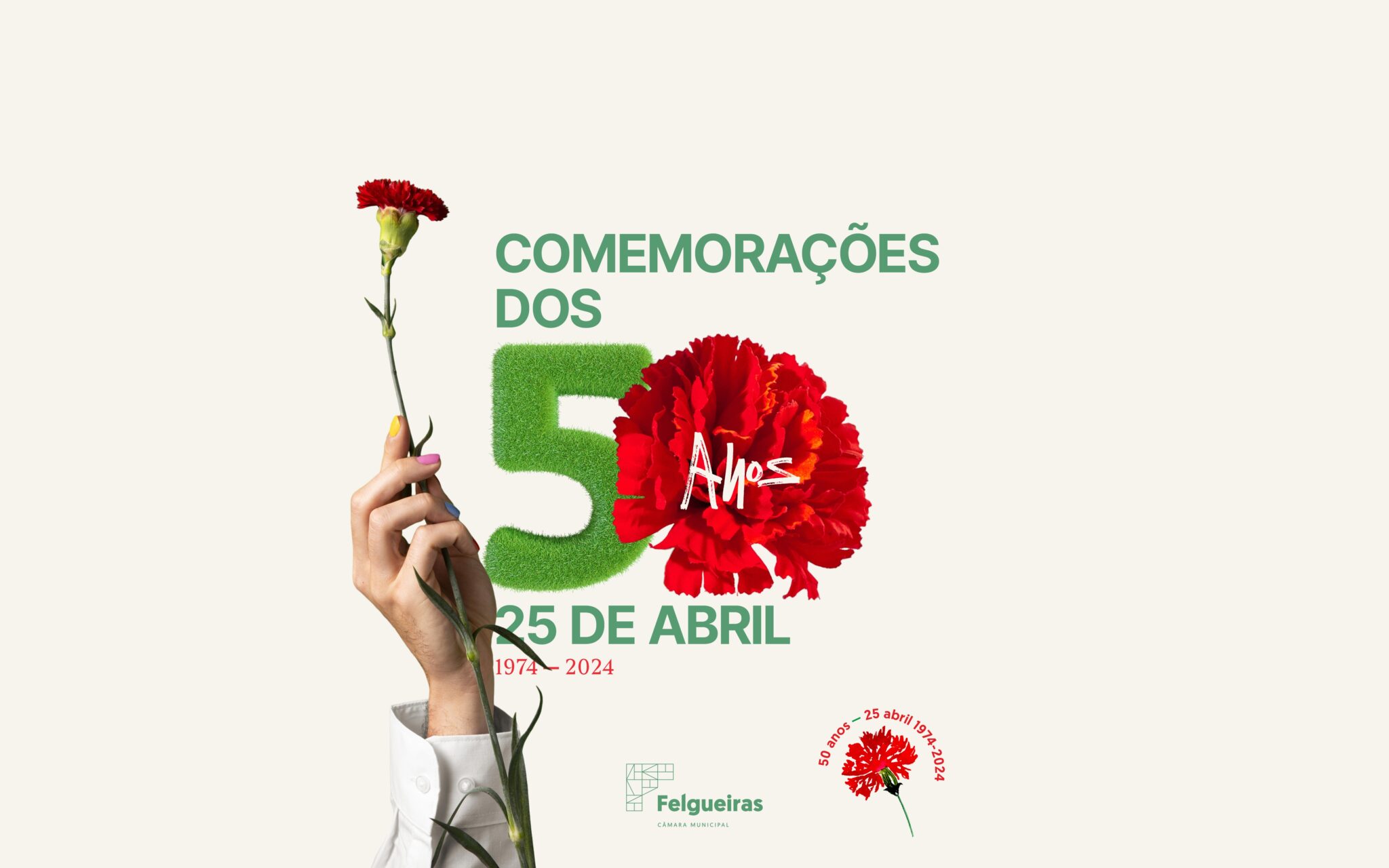 50 anos do 25 de abril assinalados em Felgueiras de abril a julho